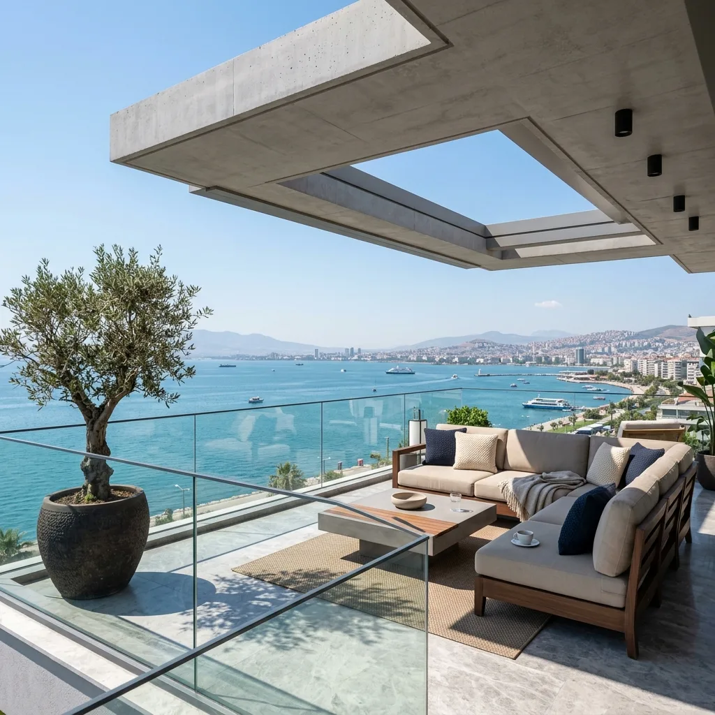 Konyaaltı Sahil Penthouse: 480 m² Dağ & Deniz - Vie Mimarlık