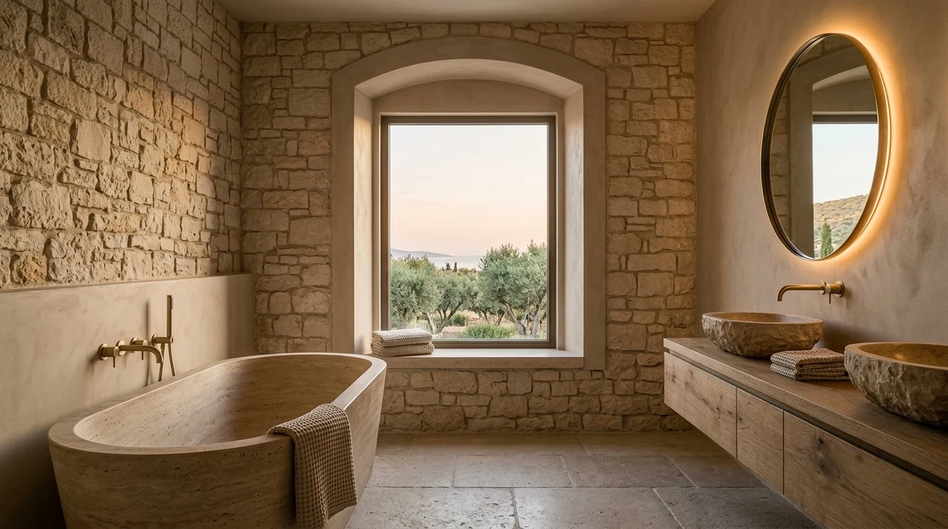 Bitez & Bergamut Bahçeleri Lüks Villa İç Mimarlık