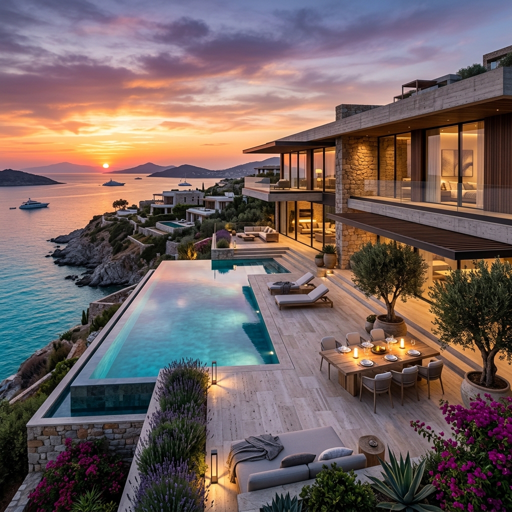 Bodrum Mandarin Mansion Lüks Mimarlık Projesi